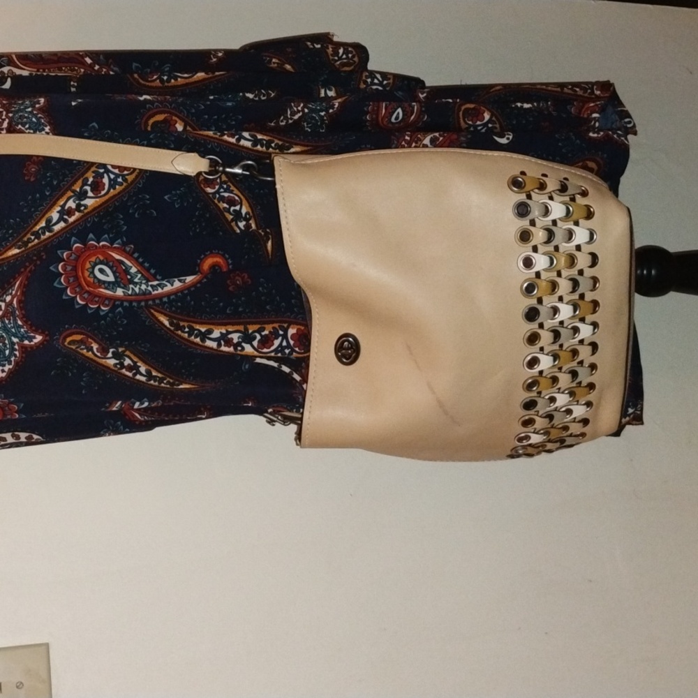 Coach Tan Leather Crossbody Bag